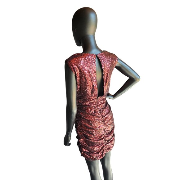 HOMECOMING - Red Sequin Sleeveless - Available - Picture 4 of 7
